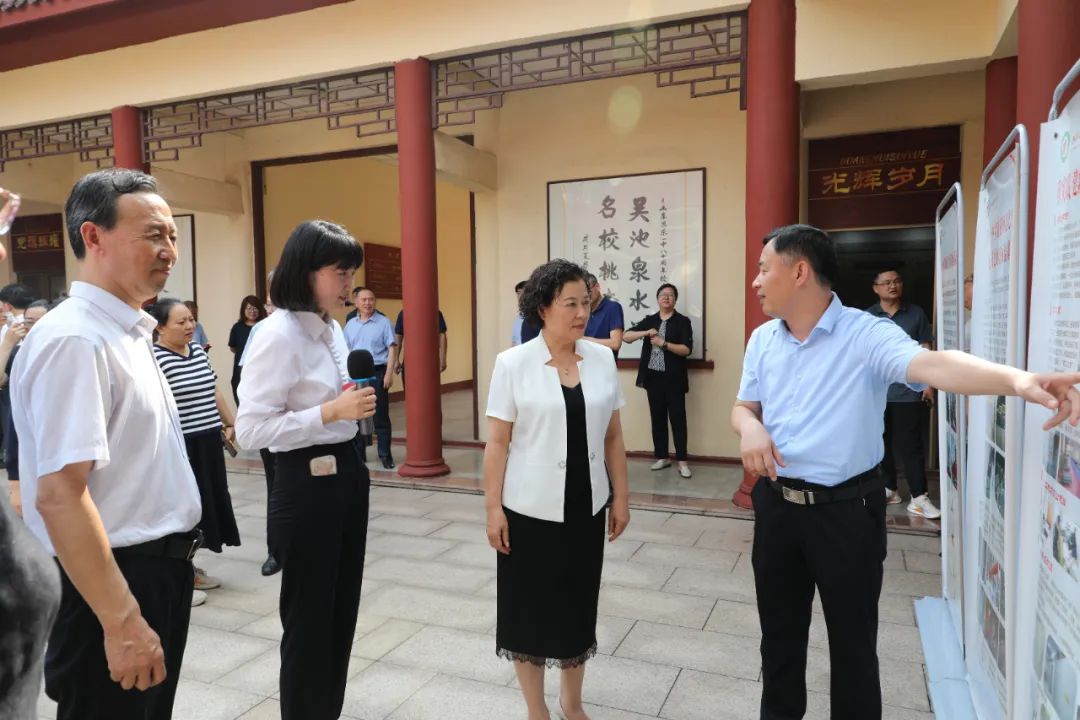 潍坊市中学党外知识分子统战工作专家团队到昌乐一中开展现场教学活动