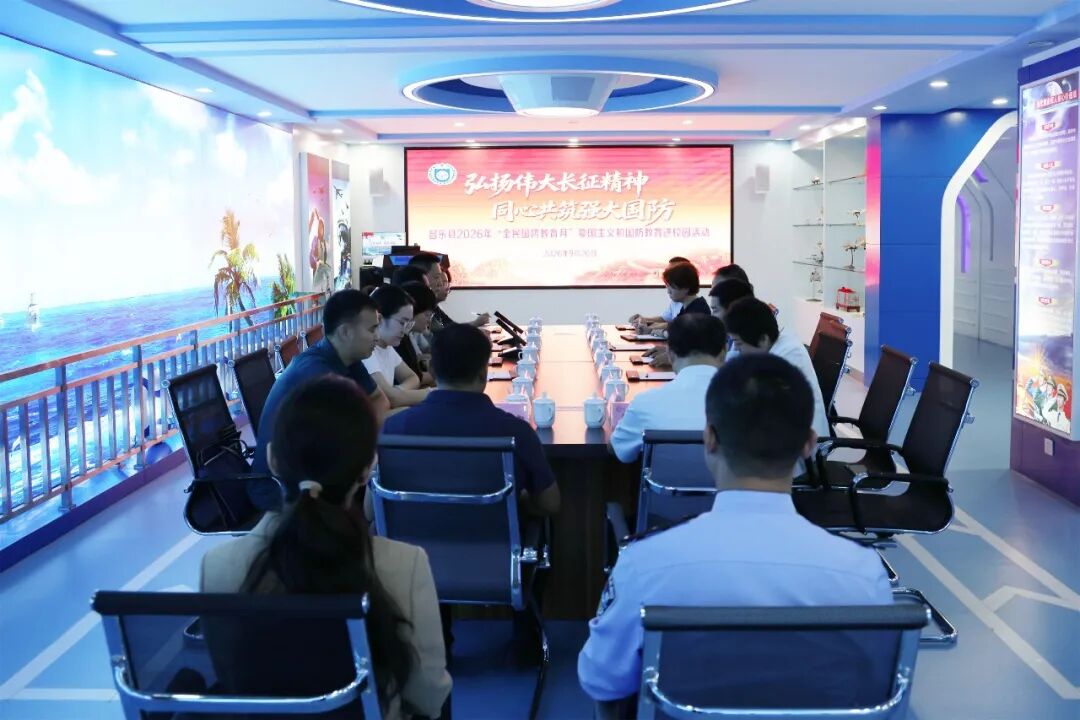 昌乐县2026年“全民国防教育月”爱国主义和国防教育进校园活动在昌乐一中举行
